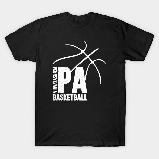 Pennsylvania Basketball 02 T-Shirt by yasminkul